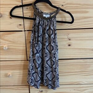 Joie Silk Black and White Patterned Women's Top